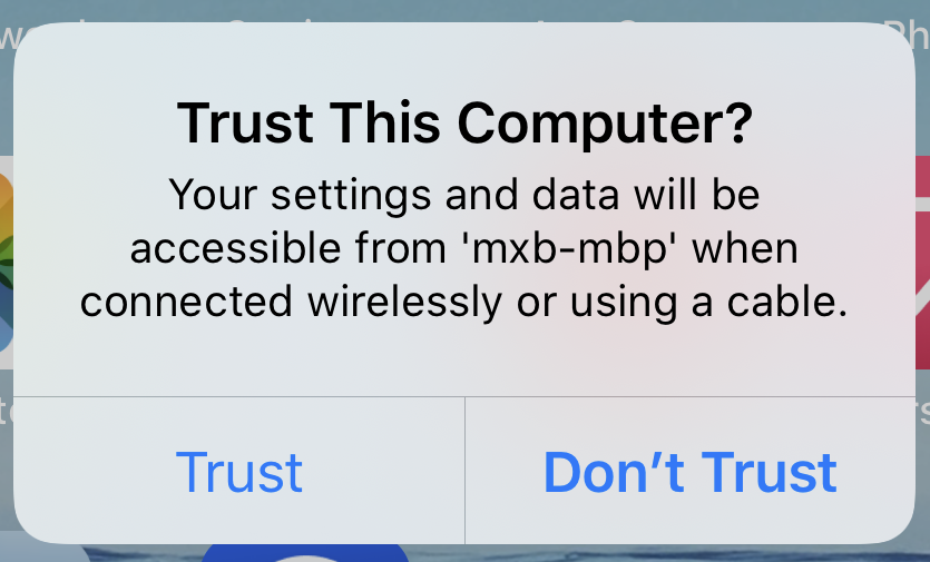 Trust your Mac